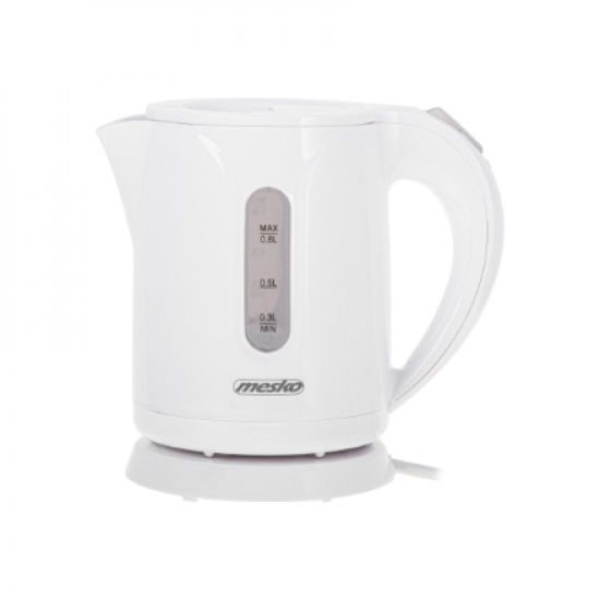 Mesko Kettle | MS 1376 | Electric | 850 W | 0.8 L | Plastic | 360° rotational base | White