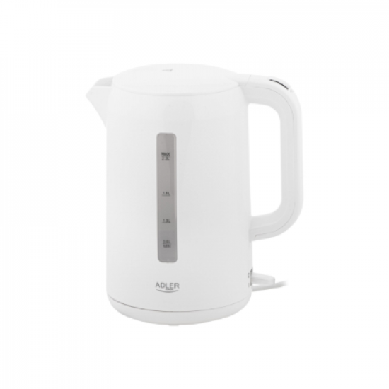 Adler Kettle | AD 1386 | Electric | 1850 W | 2.2 L | Plastic | 360° rotational base | White