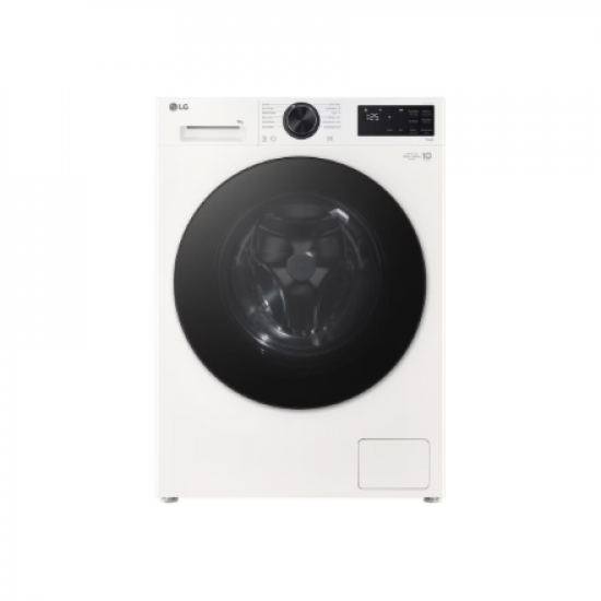 LG Washing machine | F2X50S9TWB | Energy efficiency class A | Front loading | Washing capacity 9 kg | 1200 RPM | Depth 48 cm | Width 60 cm | Display | LED | Steam function | Direct drive | Wi-Fi | White