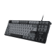 Fury | Kanabo K2 | Gaming Keyboard | Wired | US | Black/Gray | USB Type-A | Linear
