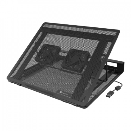 Natec | Laptop Cooler Pad, 2 Fans | Tern 2 Plus | Black
