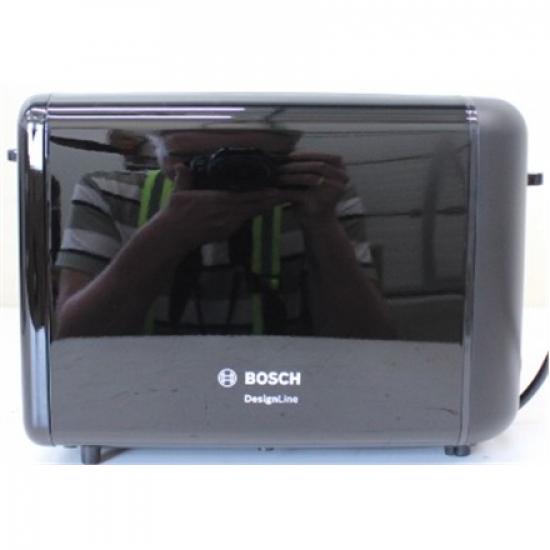 SALE OUT. Bosch TAT3P423 Toaster, Black | Bosch DesignLine Toaster | TAT3P423 | Power 970 W | Number of slots 2 | Housing material Stainless steel | Black | DAMAGED PACKAGING