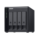 QNAP High-performance Desktop SATA 6Gbps JBOD Storage Enclosure | TL-D400S | Black