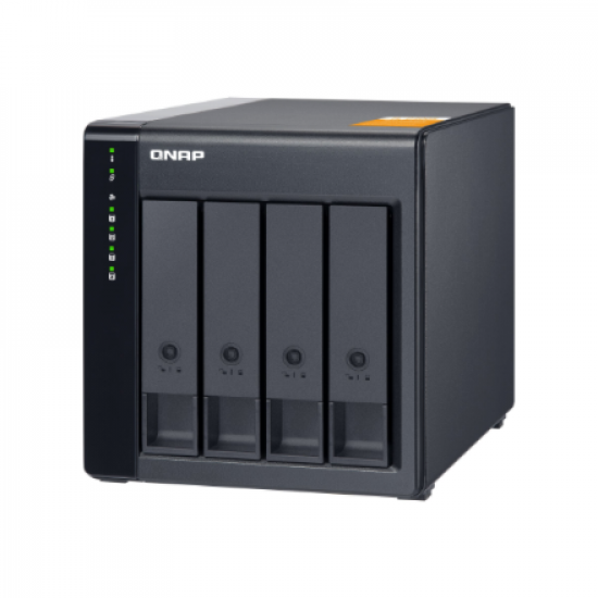 QNAP High-performance Desktop SATA 6Gbps JBOD Storage Enclosure | TL-D400S | Black
