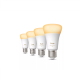 Philips Hue WA 810 A60 4P EU | E27 | 6 W | Warm to cool white light | Bluetooth and Zigbee
