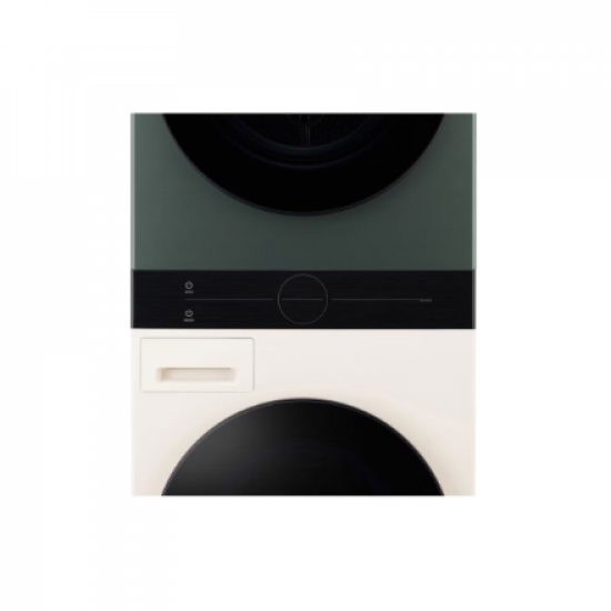 LG Washing machine with dryer | WT1210EGF | Energy efficiency class A/C | Front loading | Washing capacity 12 kg | 1400 RPM | Depth 66 cm | Width 60 cm | LED | Drying system | Drying capacity 10 kg | Steam function | Beige/Green