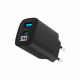Gembird TA-UC-PDQC30LCD-BK-01 2-port 30W USB fast charger, LCD, black | Gembird