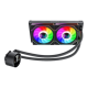 Gamemax CPU Liquid Cooler | ICEBURG 240 DIGITAL BK | Black