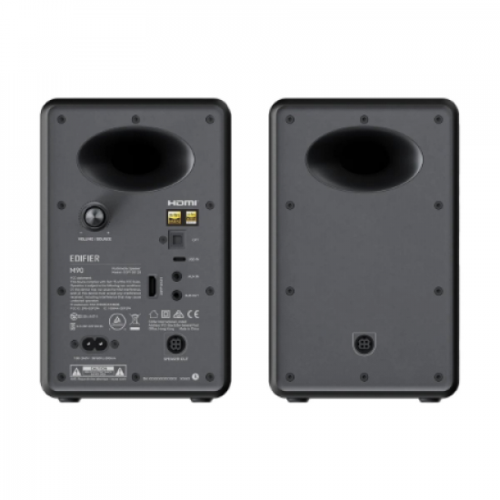 Edifier M90 Compact Active 2.0 Speakers, Black