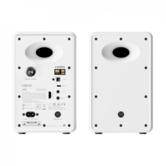 Edifier M90 Compact Active 2.0 Speakers, White