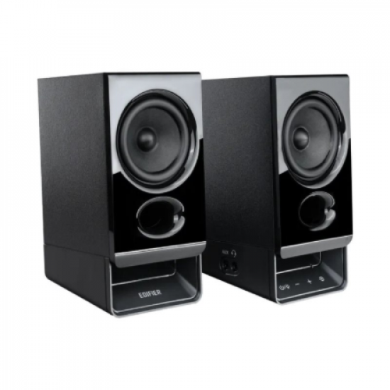 Edifier R20BT Compact Bluetooth 2.0 Speakers with Ambient Light, Black