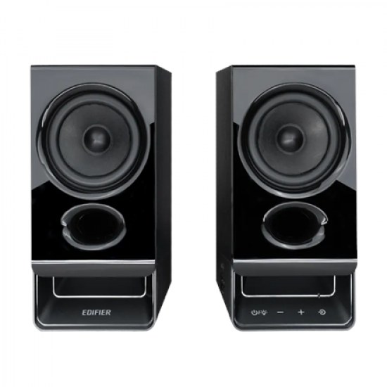 Edifier R20BT Compact Bluetooth 2.0 Speakers with Ambient Light, Black