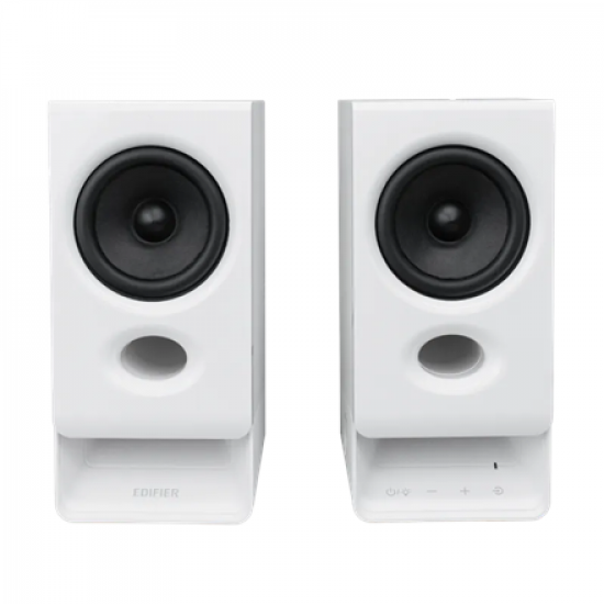 Edifier R20BT Compact Bluetooth 2.0 Speakers with Ambient Light, White