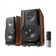 Edifier S3000MK II Premium Wireless 2.0 Bookshelf Speakers, Brown