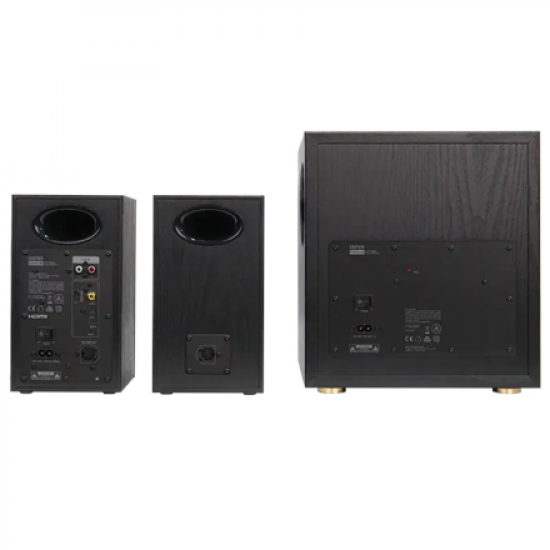 Edifier S355DB Bookshelf Speaker and Subwoofer 2.1 Speaker System, Black