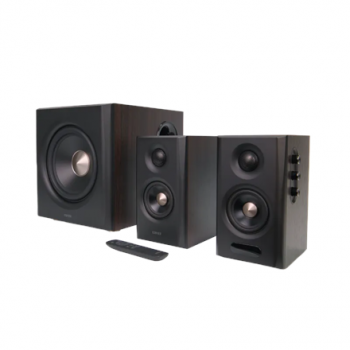 Edifier S355DB Bookshelf Speaker and Subwoofer 2.1 Speaker System, Walnut