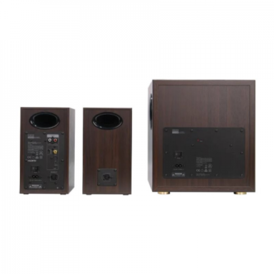 Edifier S355DB Bookshelf Speaker and Subwoofer 2.1 Speaker System, Walnut
