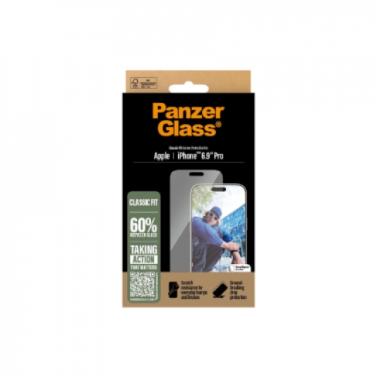 PanzerGlass Screen protector | Apple | iPhone 16 Pro Max | Tempered glass | Transparent