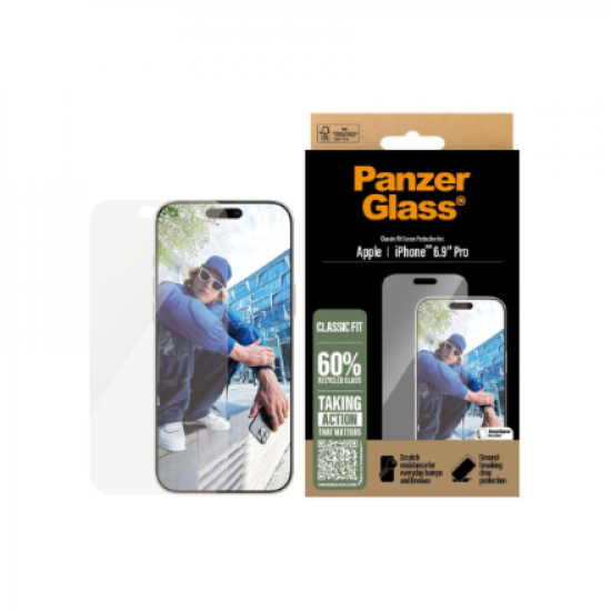 PanzerGlass Screen protector | Apple | iPhone 16 Pro Max | Tempered glass | Transparent