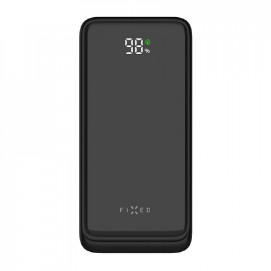 Fixed Power Bank Zen2 20 with LCD Display and PD 20W Output | 20000 mAh | Black