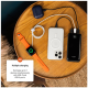 Fixed Power Bank Zen2 20 with LCD Display and PD 20W Output | 20000 mAh | Black