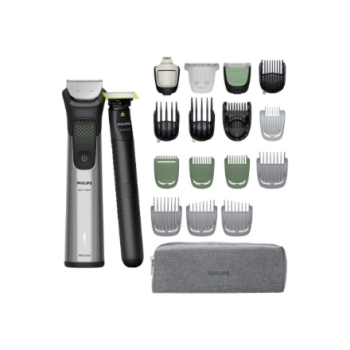 Philips All-in-One Hair Trimmer | MG9557 | Cordless | Wet & Dry | Number of length steps 27 | Black/Silver