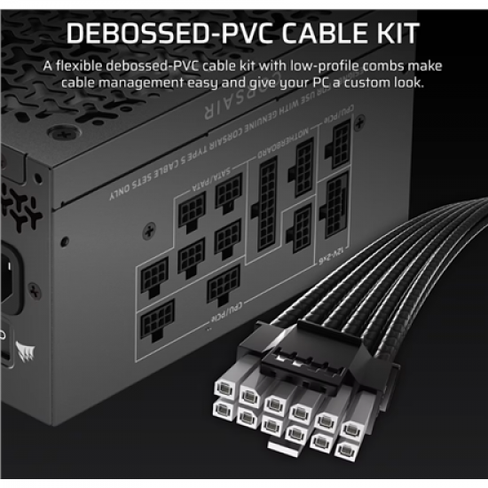 Corsair Fully Modular ATX Power Supply (EU) | RM1000x SHIFT | 1000 W | Black