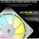 Corsair Liquid CPU Cooler | 360 RS ARGB | White