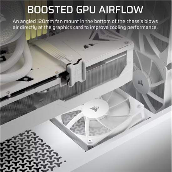 Corsair PC Case | 3200D RS | White | Mid-Tower