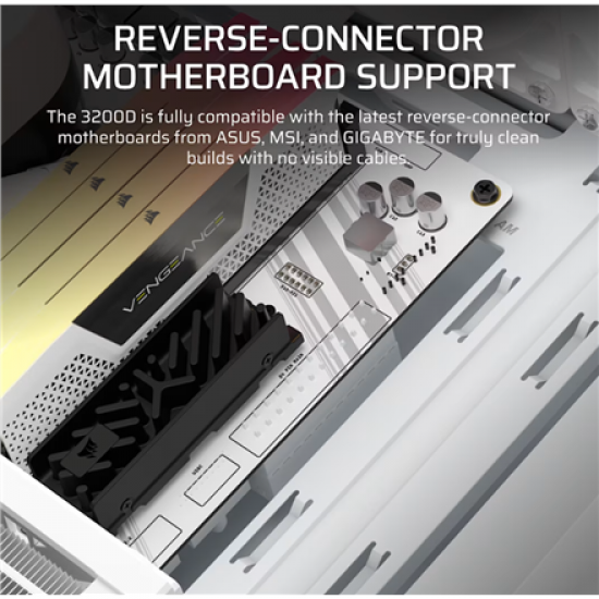 Corsair PC Case | 3200D RS | White | Mid-Tower