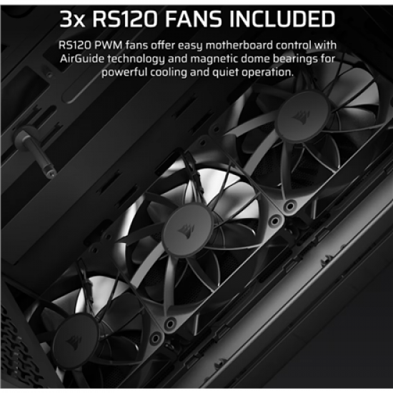 Corsair PC Case | 3200D RS | Smoke | Mid-Tower
