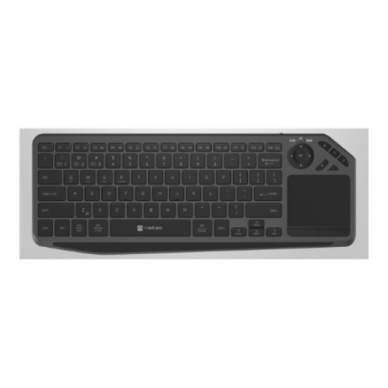 Natec Turbot 2 | Keyboard | Wireless | US | Bluetooth | Black/Gray