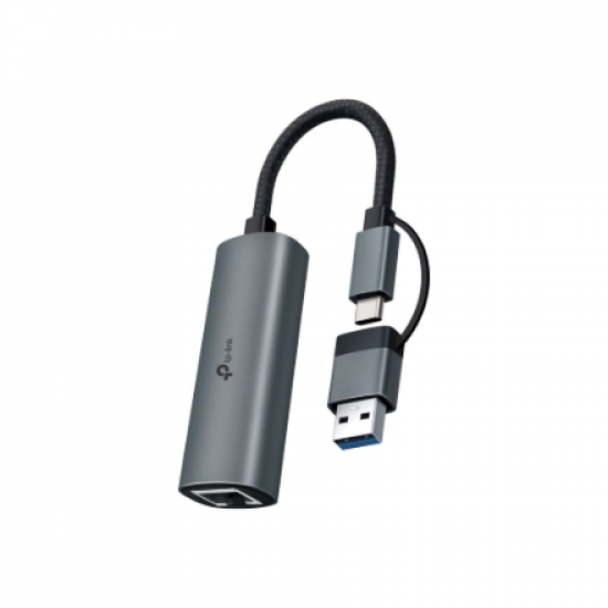 TP-LINK USB Type-C to 2.5 Gigabit Ethernet Network Adapter | UE310C | Ethernet LAN (RJ-45) ports 1 | MU-MiMO No | no PoE | USB 3.0 Type-C