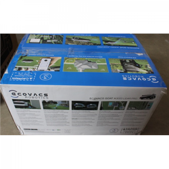 SALE OUT. Ecovacs Lawn Mower | GOAT A3000 LiDAR PRO | 7500 Ah | White | DAMAGED PACKAGING