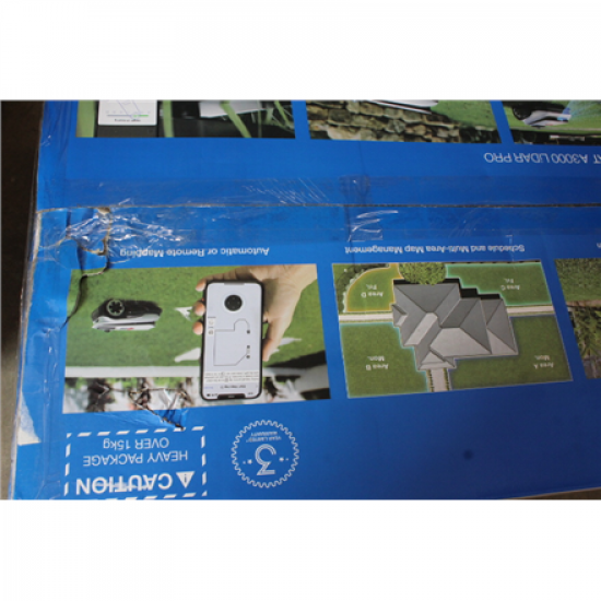 SALE OUT. Ecovacs Lawn Mower | GOAT A3000 LiDAR PRO | 7500 Ah | White | DAMAGED PACKAGING