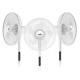 ETA ETA460790000 Breezo Stand fan, Diameter 45 cm, Number of speeds 4, White