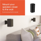 Vogels SWM 3021 Universal Speaker Wall Mount (black)