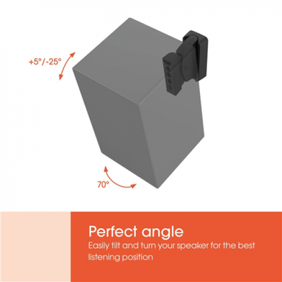 Vogels SWM 3021 Universal Speaker Wall Mount (black)
