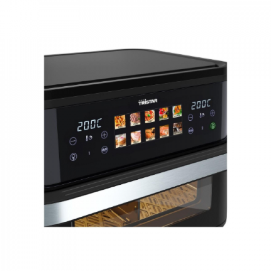 Tristar Dualzone Flex Airfryer | FR-9078 | Power 2800 W | Capacity 10 L | Hot air technology | Black