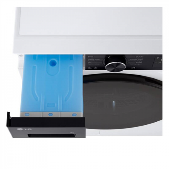LG RHX5009TKB Dryer Machine with Heat pump, B, Front loading, 9 kg, LED, Depth 66 cm, Wi-Fi, White