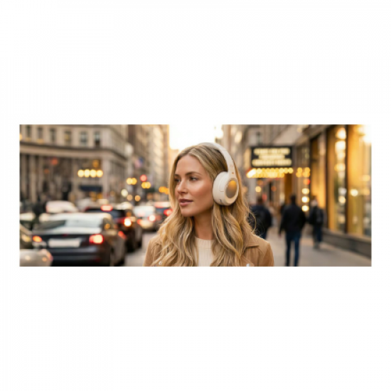 Muse M-295 Wireless headphones ANC, Whte | Muse