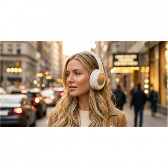 Muse M-295 Wireless headphones ANC, Whte | Muse