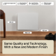 Mill COLOR250 Color Panel Heater, Paintable, 250 W, White