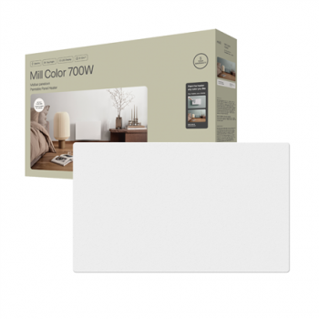 Mill COLOR700DN Color Panel Heater, Paintable, 700 W, White
