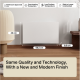 Mill COLOR700DN Color Panel Heater, Paintable, 700 W, White