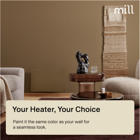 Mill COLOR700WIFI4 Color Panel Heater, Paintable, 700 W, Wifi+App control, White