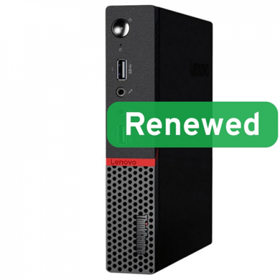Lenovo Renewed Grade A | ThinkCentre M715q | AMD Ryzen 5 PRO | 2400GE | 8 GB | SSD | 256 GB | AMD Radeon Vega 11 | Windows 11 Pro