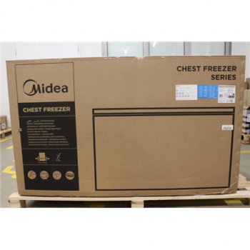 SALE OUT. Midea Freezer | MDRC564FEE01 | Energy efficiency class E | Chest | Free standing | Height 82.5 cm | Total net capacity 418 L | White | DAMAGED PACKAGING, BENT CORNER, BENT COVER