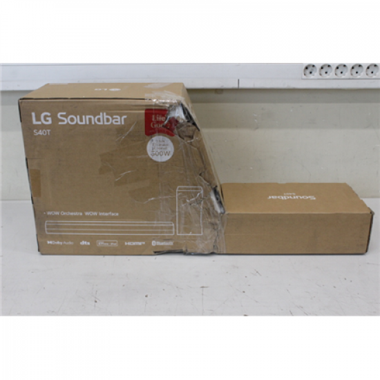 SALE OUT. LG Soundbar S40T  for TV 2.1 ch. with Bluetooth | LG Soundbar 2.1 Channel Sound System | S40T | 27 