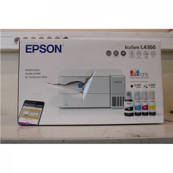 SALE OUT. Epson Multifunctional printer | EcoTank L4366 | Inkjet | Colour | A4 | Wi-Fi | DAMAGED PACKAGING